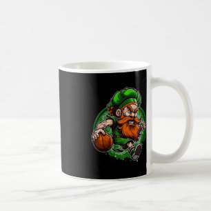 Caneca De Café Kids Basball Dia de São Patrício Leprechaun