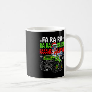 Caneca De Café Kids Dino Fa Ra Ra Rawr Dinosaur Monster Truck Chr