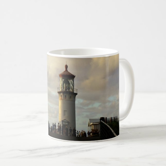 Caneca De Café Kilauea Lighthouse Coffee Mug (Frente Esquerda)
