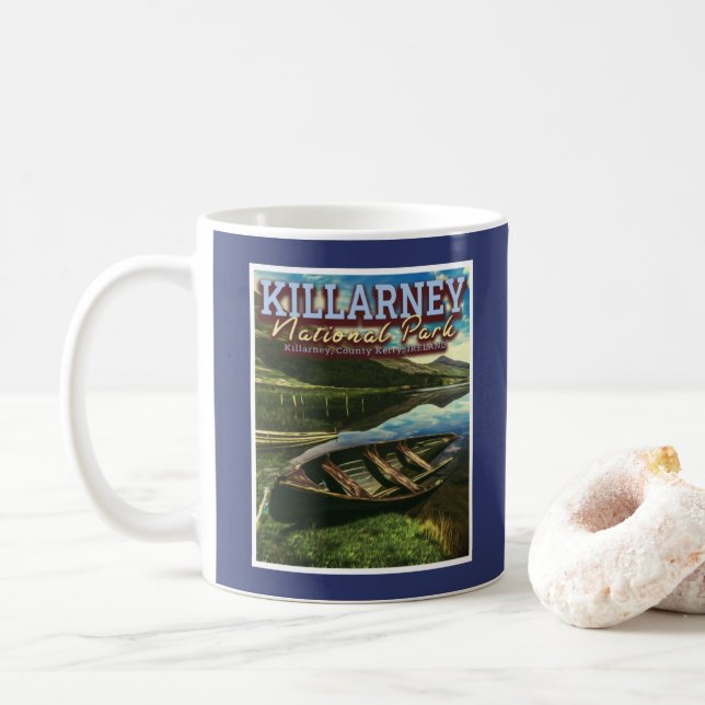 CANECA DE CAFÉ KILLARNEY NATIONAL PARK - KILLARNEY IRLANDA (Com Donut)