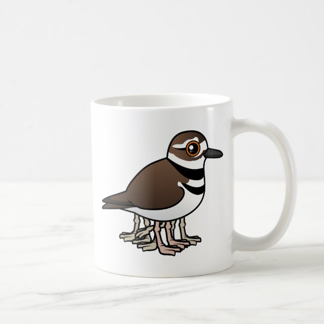 Caneca De Café Killdeer Oito-equipado com pernas (Direita)