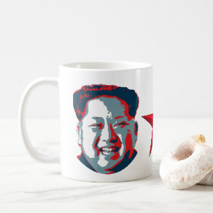 Caneca De Café Kim Jong-un Coreia do Norte