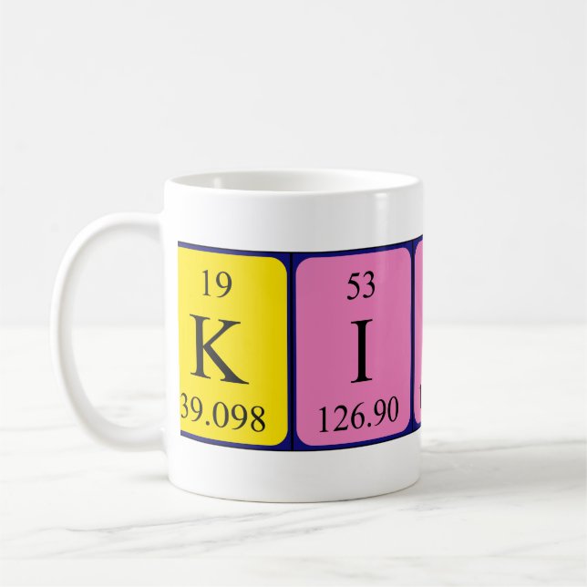 Caneca De Café Kincsö mesa periódica (Esquerda)