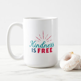 Caneca De Café Kindness is Free Mug