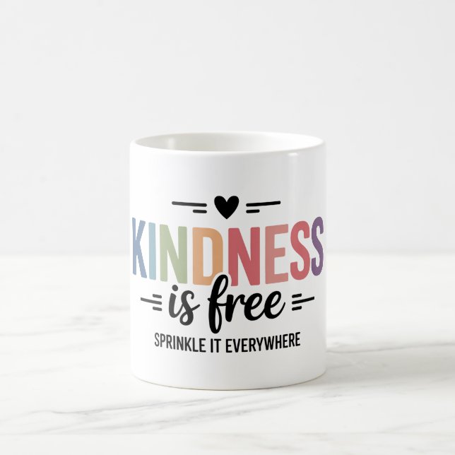 Caneca De Café Kindness Is Free Sprinkle It Everywhere (Centro)