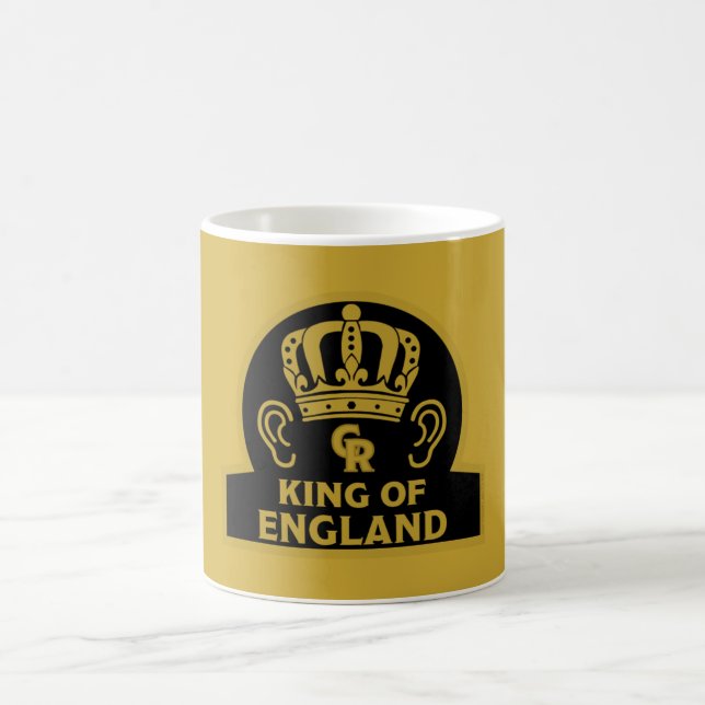 Caneca De Café King Charles British Royal Crown Coffee Mug (Centro)