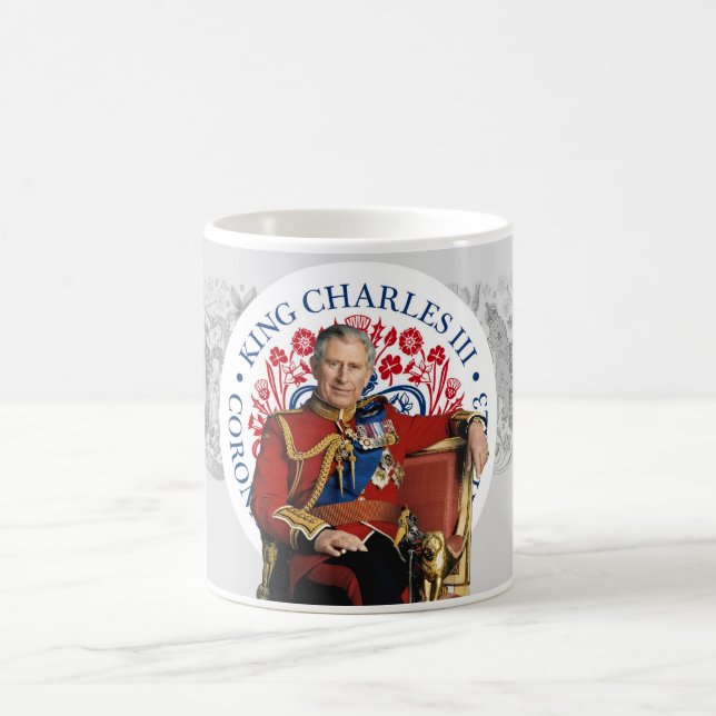Caneca De Café King Charles III Coronation (Centro)