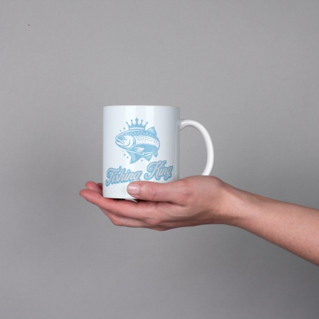 Caneca De Café King de Pesca (Criador carregado)