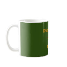 Caneca de café King de seleção - verde e dourada