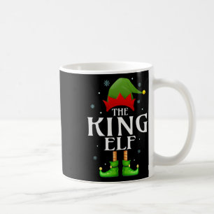 Caneca De Café King Elf Xmas Matching Family Group Gran