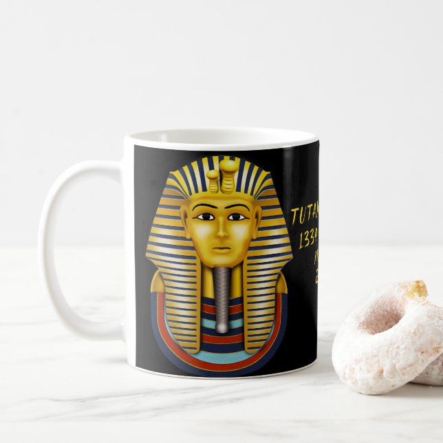 Caneca De Café King Tutankhamun (Com Donut)
