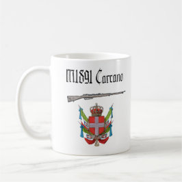 Caneca De Café Kingdom of Italy WW1 M1891 Carcano rifle 