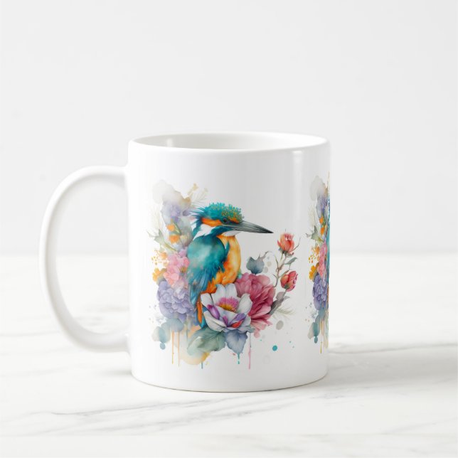 Caneca De Café Kingfisher Bird Mug (Esquerda)