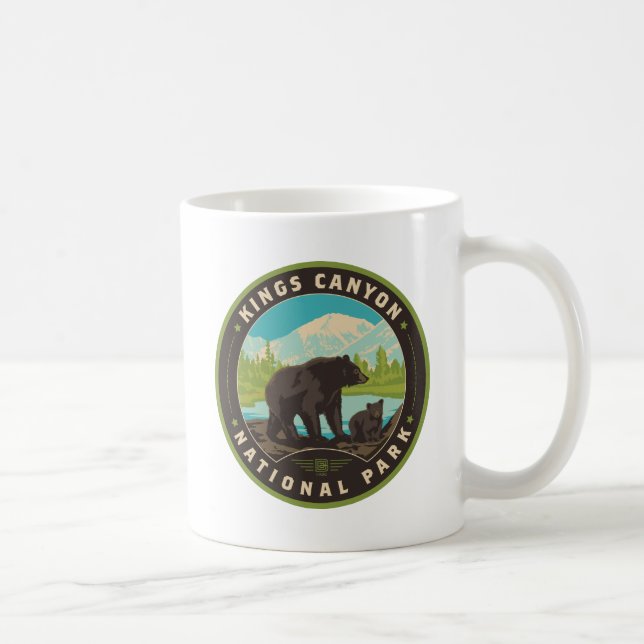 Caneca De Café Kings Canyon - Parques Nacionais (Direita)