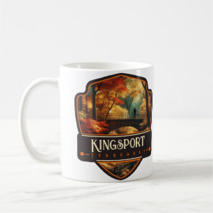 Caneca De Café Kingsport, Tennessee Antigo