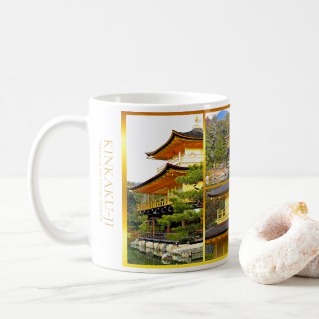 Caneca De Café Kinkaku-ji (Rokuon-ji) コーヒーマグカップ (Com Donut)