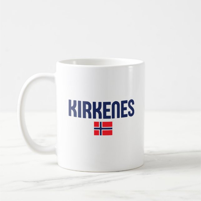 Caneca De Café KIRKENES Noruega (Esquerda)