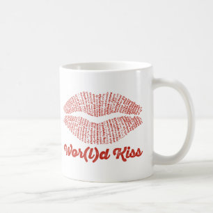 Caneca De Café Kiss Mug do Mundo Mundial