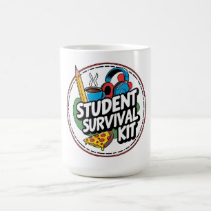 Caneca De Café Kit de Sobrevivência para Estudante Divertido Cami