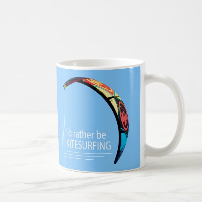 Caneca De Café Kitesurfing (Direita)