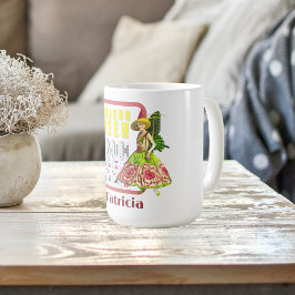 Caneca De Café Kitschy Mahjong Queen Personalizada