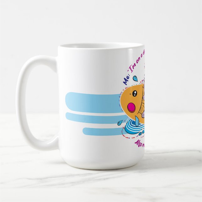 Caneca De Café Kitten E Fish Mug (Esquerda)