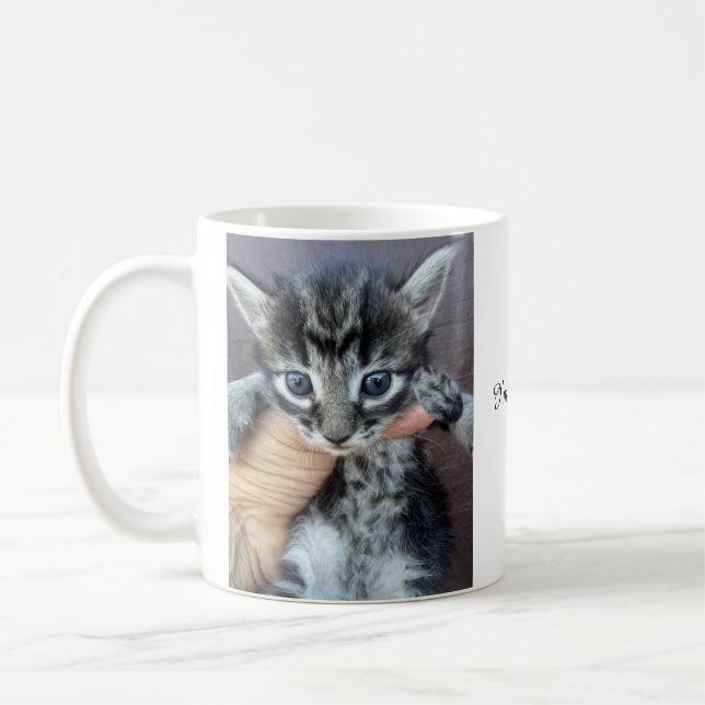 Caneca De Café Kitten Mug, Procrastinator Mug, Funny Mug (Esquerda)
