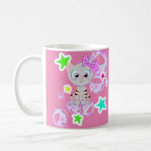 Caneca De Café Kitten rico - (Esquerda)