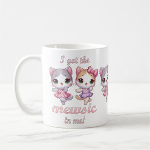 Caneca De Café Kittens Dançando