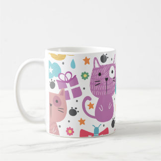 CANECA DE CAFÉ KITTENS FELIZES