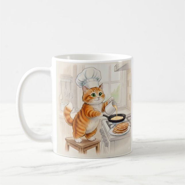 Caneca De Café Kitty Kitchen, Stickers (Esquerda)
