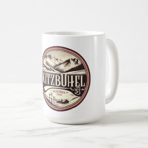 Caneca De Café Kitzbuhel Town Austria SKI presentes