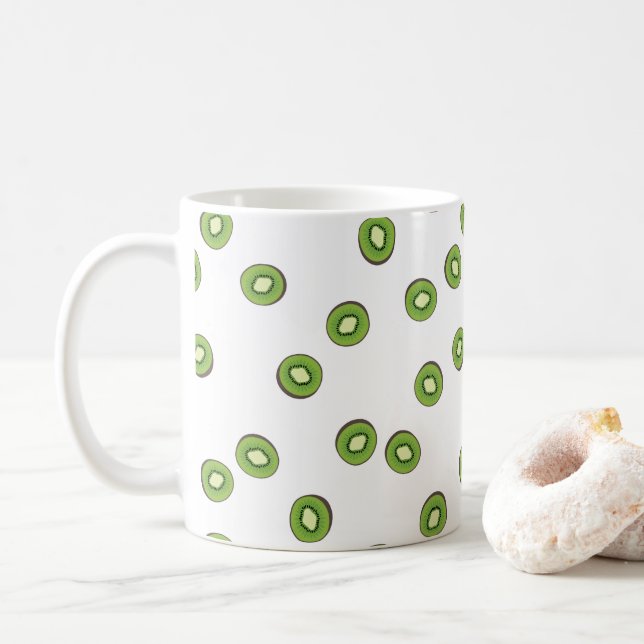 Caneca De Café Kiwi (Com Donut)