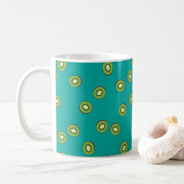 Caneca De Café Kiwi (Com Donut)