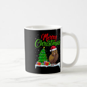 Caneca De Café Kiwi - Árvore de Natal Luz Engraçado Xmas Kiwi Bi