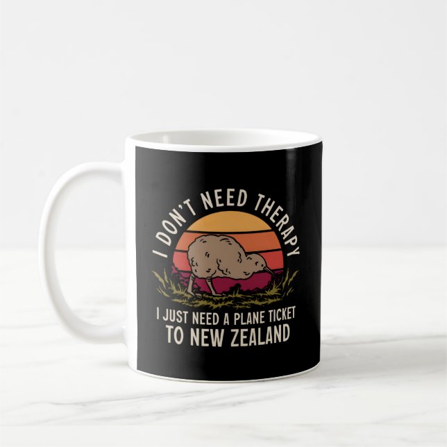 Caneca De Café Kiwi Bird Nova Zelândia (Esquerda)