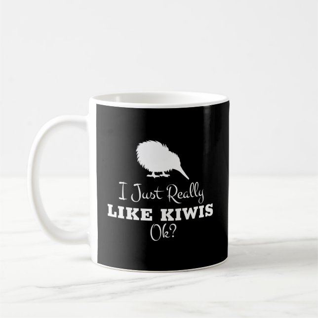 Caneca De Café Kiwi Bird Para O Pássaro Da Nova Zelândia (Esquerda)