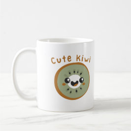 Caneca De Café Kiwi fofo
