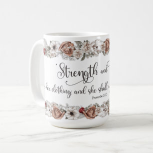 Caneca De Café KJV Verse Resistth e Honoráveis Senhoras Cristãs