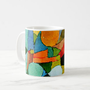 Caneca De Café Klee - Color Shapes, famosa pintura,