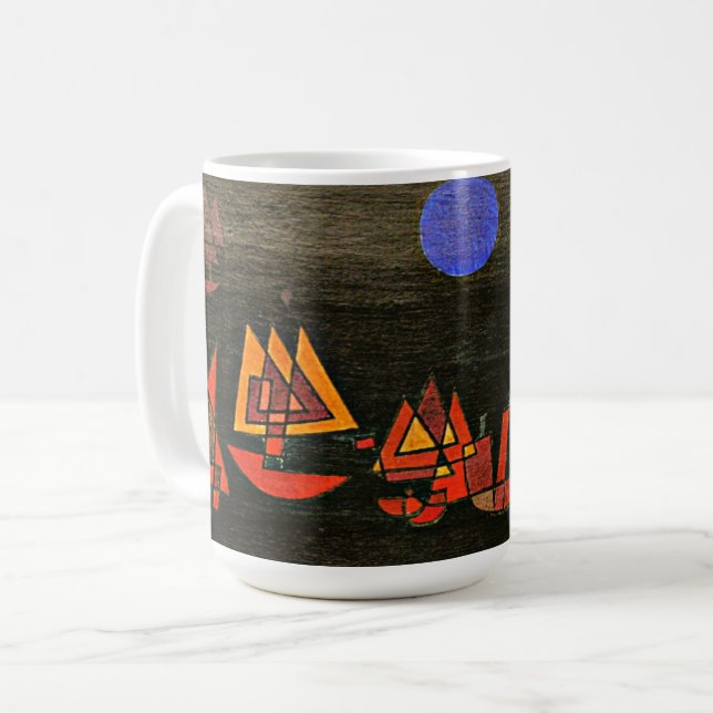 Caneca De Café Klee - Ships in the Night (Frente Esquerda)