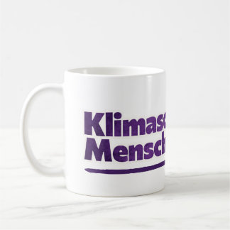 Caneca De Café Klimaschutz ist Menschenschutz