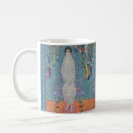 Caneca De Café Klimt – Retrato de Elisabeth Lederer – Personaliza