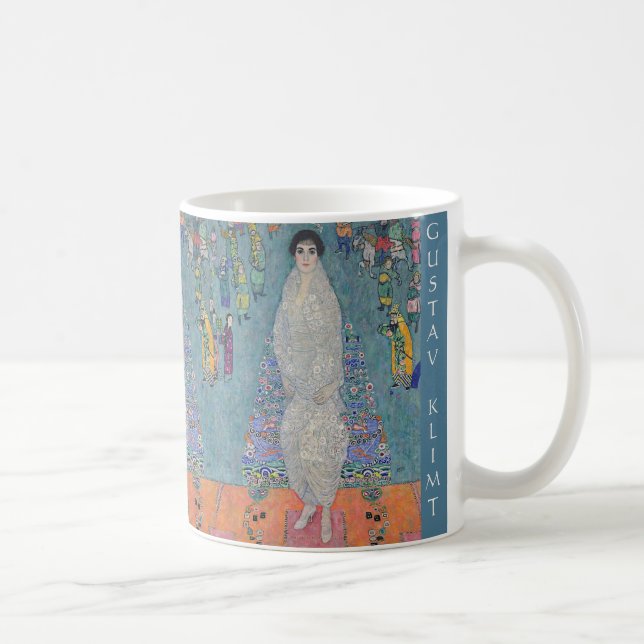 Caneca De Café Klimt – Retrato de Elisabeth Lederer – Personaliza (Direita)