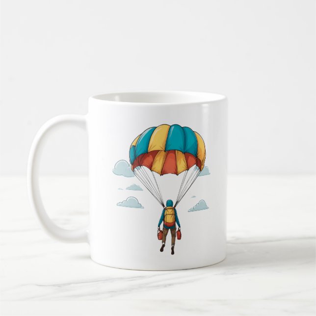 Caneca De Café Knapsack Parachute (Esquerda)