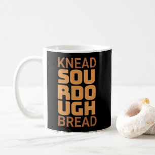 Caneca De Café Knead Sourdough Pão-Pão-Pão