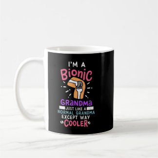Caneca De Café Knee Replacement Bionic Grandma After Surgery Gift
