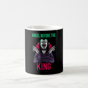 Caneca De Café Kneel Antes do Rei Drácula