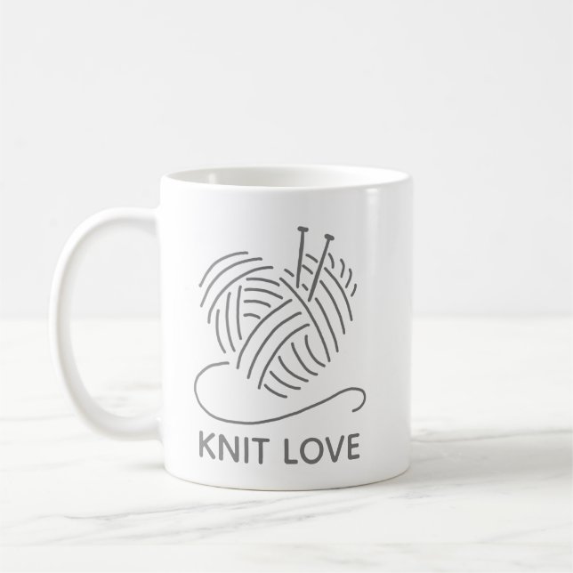 Caneca De Café Knit Love Mug (Esquerda)