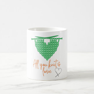 Caneca De Café Knitting Love mothers day